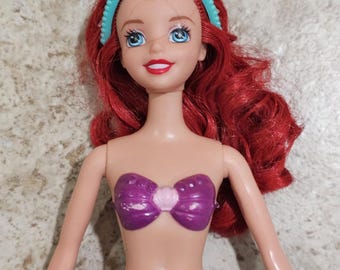 RARE 2010 Disney Mattel Ariel Little Mermaid Fashion Play Swim Doll Vintage OOAK