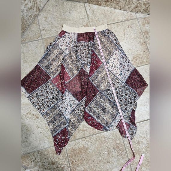 Metro Wear Medium Boho Patchwork Handkerchief Mid… - image 5