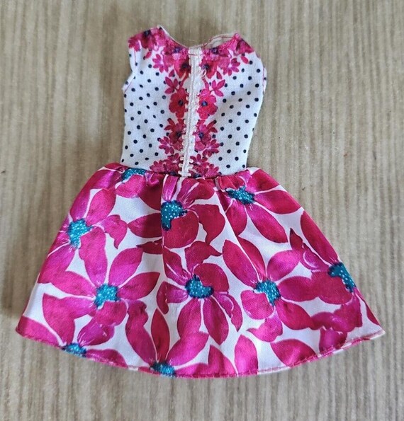 Mattel Barbie Classic Red Floral Dress Fits All Body Types Fashionista  Outfit - Etsy Israel
