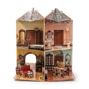 Victorian Dollhouse Pop up Book - Etsy