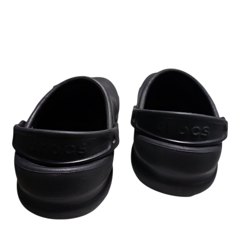 Crocs Bistro Unisex Black Slip Resistant Work Clogs Size W9 M7 Comfort Non Slip Crocs Bistro Unisex Black Slip Resistant Work Clogs Size W9  main image 4