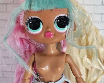 MGA LOL OMG Candylicious 10" Articulated Doll 2019 Colorful Hair as is