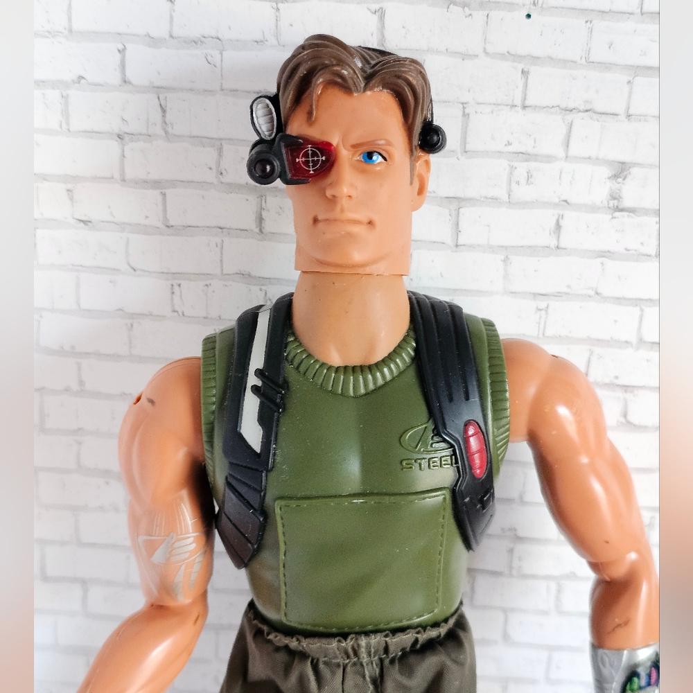 Mattel Max Steel N Tek Ranger 12 Inch Action Figure 2001 Vintage