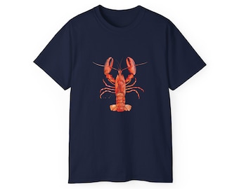 Lobster Tee - Nautical Shirt, Seafood Fan Gift, Summer Apparel, Beachwear, Seafood Festival Shirt