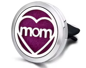 Clip de ventilation de voiture maman, diffuseur de voiture mère, assainisseur d'air de voiture, thème maman, assainisseur d'air automatique, clip de voiture d'huiles essentielles, clip de voiture pour ventilation