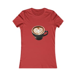Latte shirt, Coffee tee, Women&#39;s Latte tee