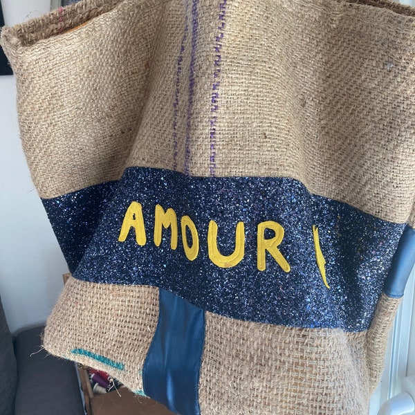 Sac Arone en jute Amour