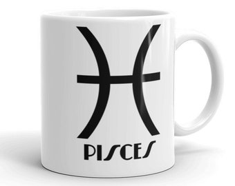 Pisces mug | zodiac mug astrology mug sun sign | coffee tea ceramic mug