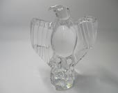 Baccarat Art Crystal Napoleon Eagle Bird Figurine Retired Exquisite Baccarat Stamped