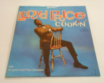 Lloyd Price Cookin Vinyl ABC Paramount ABCS-382 LP Record 1961 Nm