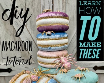 How to Video, How to Design Velvet Macaroons