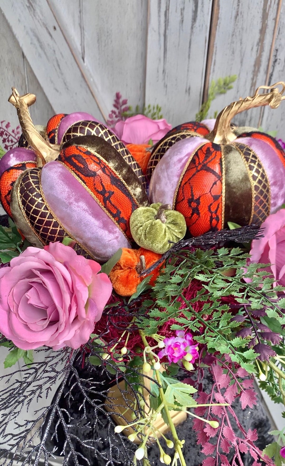 Fall Centerpiece Autumn Centerpiece Fall Floral Pumpkin Etsy