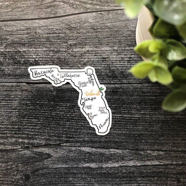 Florida Sticker Etsy