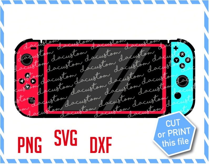 Nintendo Switch Video Game Cut/Print File | Etsy