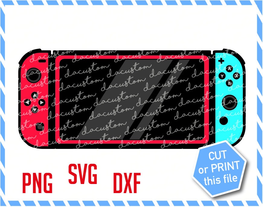 Nintendo Switch Video Game Cut/Print File Etsy
