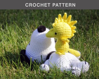 Crochet Woodstock Pattern - Charlie Brown's Woodstock Amigurumi Pattern - Woodstock from Peanuts Pattern - Soft Toy Pattern - Plush Toy