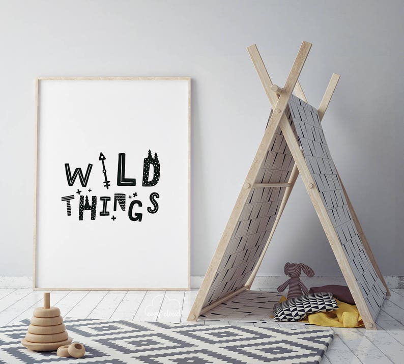 Black and White Nursery Decor Printable Quote Cozy Cloud Etsy