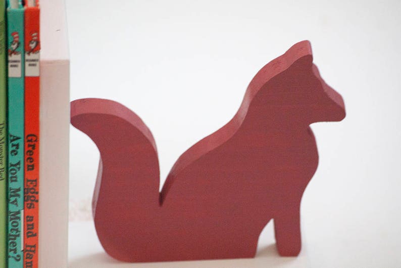 Fox Bookends Nursery Kids Fox Woodland Baby gift Animal Etsy