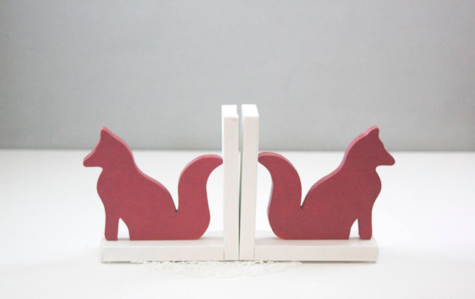 Fox Bookends Nursery Kids Fox Woodland Baby gift Animal Etsy
