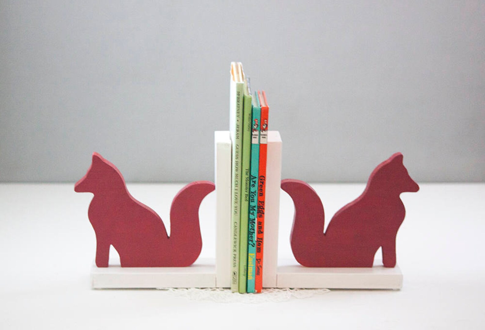 Fox Bookends Nursery Kids Fox Woodland Baby gift Animal Etsy