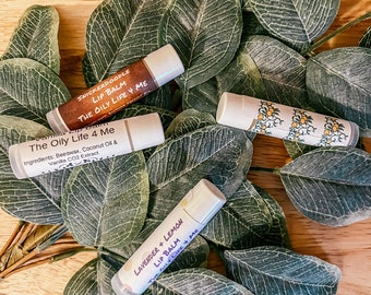 Coconut oil and Beeswax Lip Balm