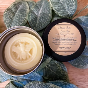 All Natural Mango Butter Lotion Bar