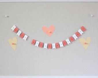 Friendaversary Gift, Tiny "Happy Friendaversary" Banner, Best Friend Gift
