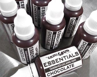 1 OZ.+ CHOCOLATE BROWN Essentials Color Fishing Bait Lure Making plastisol