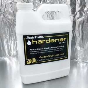 1 Quart HARDENER for Liquid Plastic Plastisol Fishing Soft Bait Lure