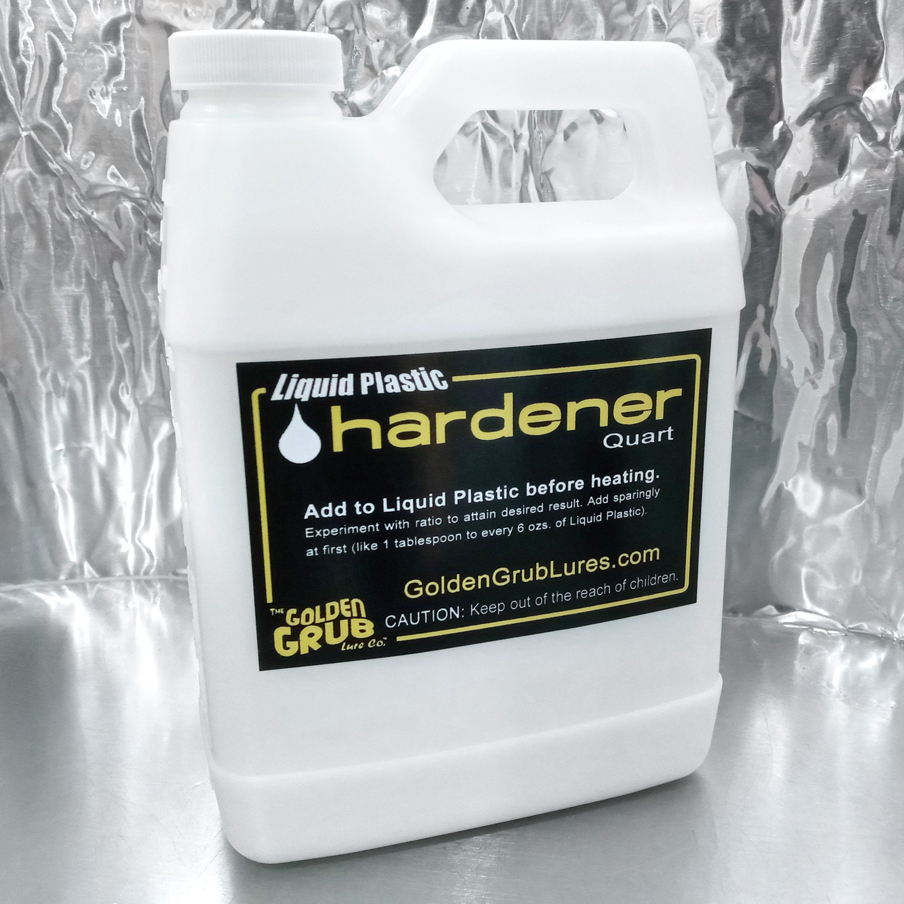 1 Quart HARDENER for Liquid Plastic Plastisol Fishing Soft Bait Lure 