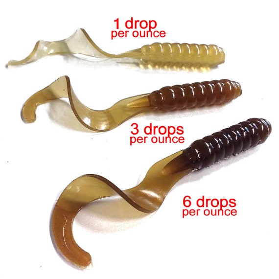 1 Oz. GREEN PUMPKIN BROWN Liquid Color for Making Plastic Fishing Lures,  Soft Bait - Etsy