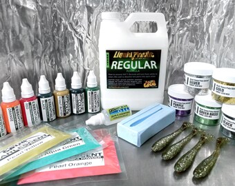 NEW Liquid Plastic SUPER STARTER Set - Swimbait - 3 Cavity Mold ...