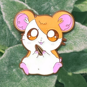 Hamtaro HamHam heartbreak Kawaii 90’s anime  Enamel Pin