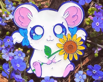 Bijou Hamtaro HamHam liefdesverdriet Kawaii jaren 90 anime emaille pin