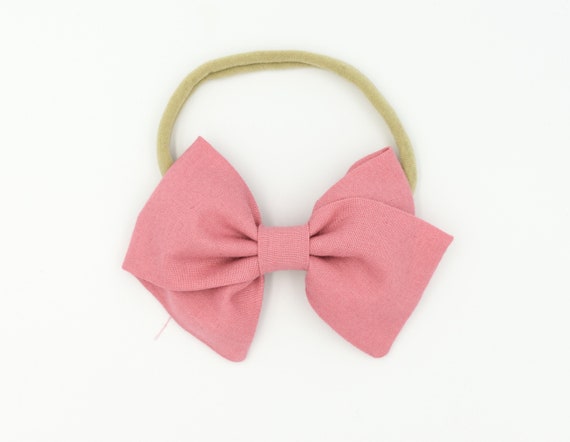 pink baby bow