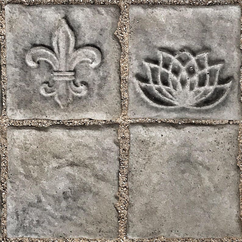 Concrete Molds Tile 21 Pc Diy Choose Design Image 0