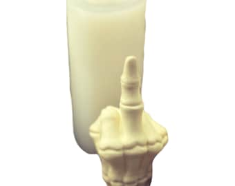 Resin Mold Middle Finger 4"