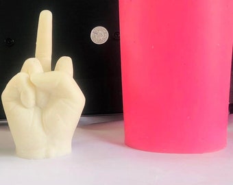 Resin Mold Middle Finger 4&quot;