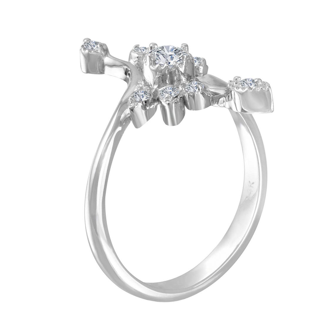 Beautiful Diamond Engagement Ring Etsy