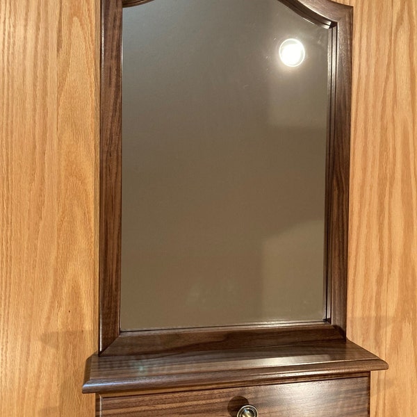 Wall Mirror with Drawer