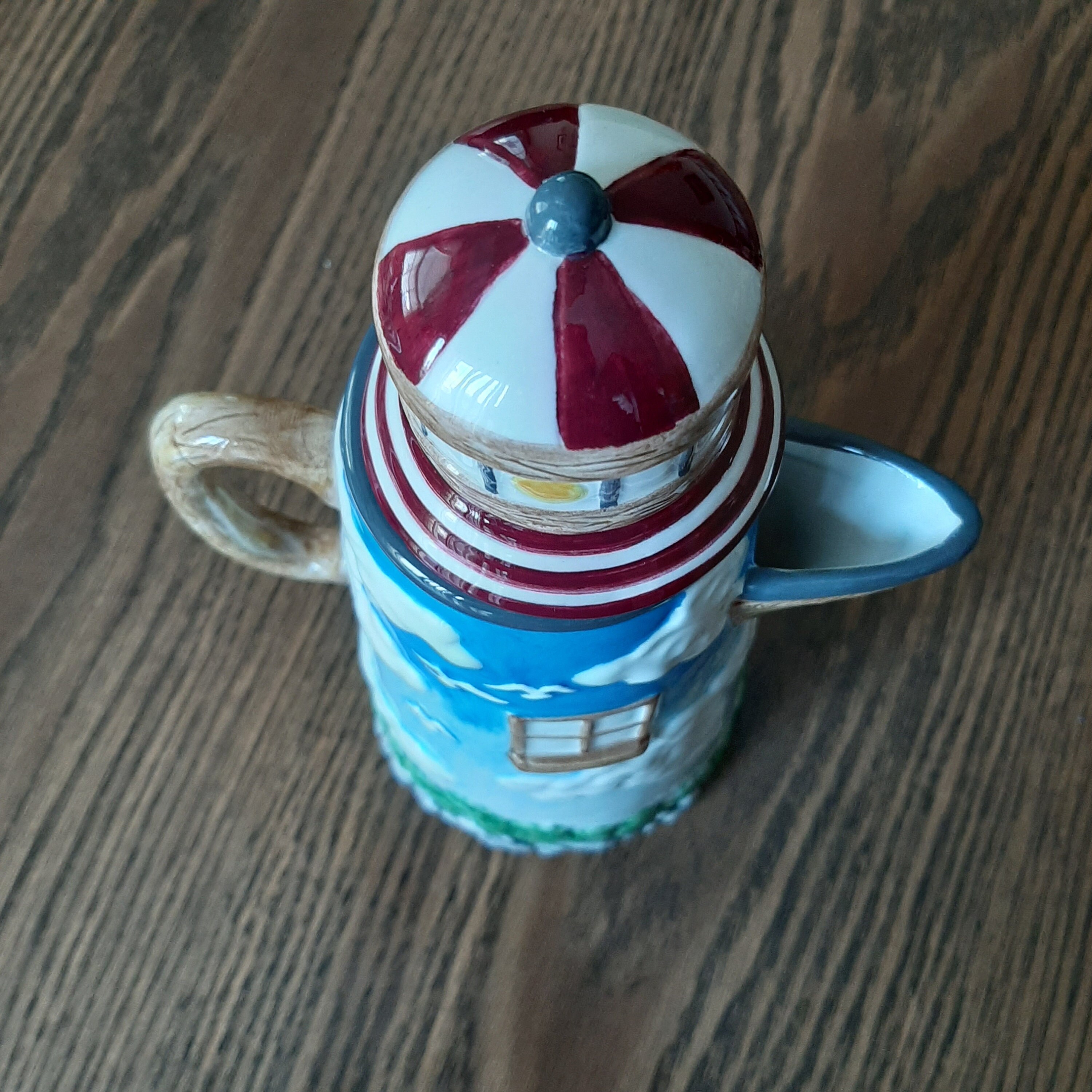 Lighthouse Pot For Tea Vintage House of Lloyd Lighthouse Tea Pot Pitcher 1998 . - Etsy