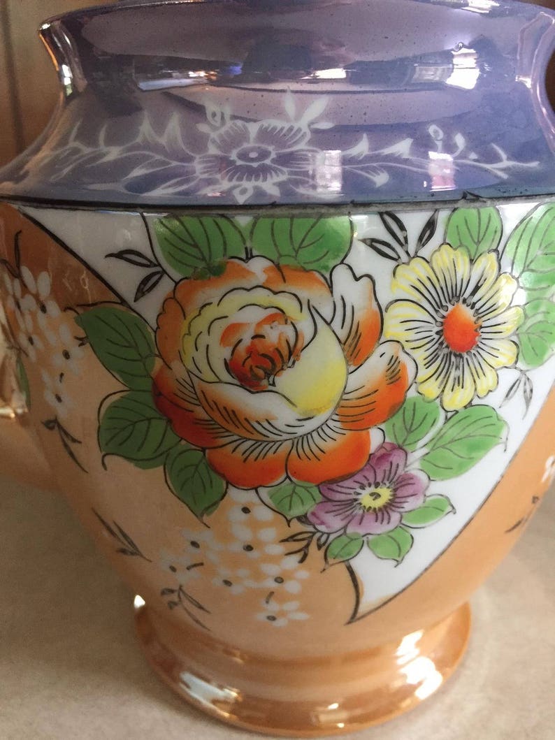 Vintage Lusterware Made in Japan Teapot, and Generous Size Etsy