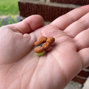 Miniature Pumpkin Spice Muffins, Dollhouse Muffins, 1:12 Scale Miniatures for Doll Breakfast, Doll Bakery, image 10