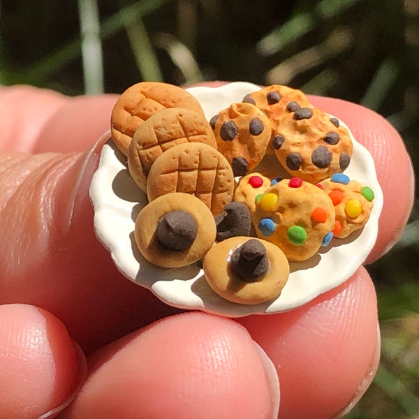 Miniature Cookies Variety for Doll House or Fairy Garden