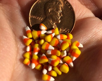 1:12 Scale Miniature Candy Corn for Doll House or Fairy Garden