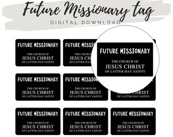 将来の LDS 宣教師名札印刷可能、LDS 宣教師タグ、宣教師月間、LDS 初等伝道、LDS 長老名札、LDS 姉妹名札