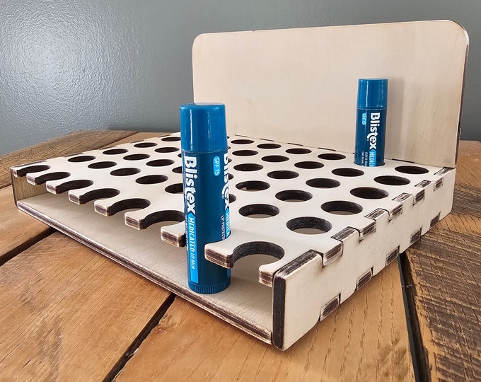 Wooden Display Rack for Fragrance or Essential Oils 3 Row Bottle ...