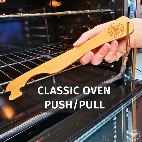 Wooden Oven Rack Puller: Hardwood Baking Safety Tool
