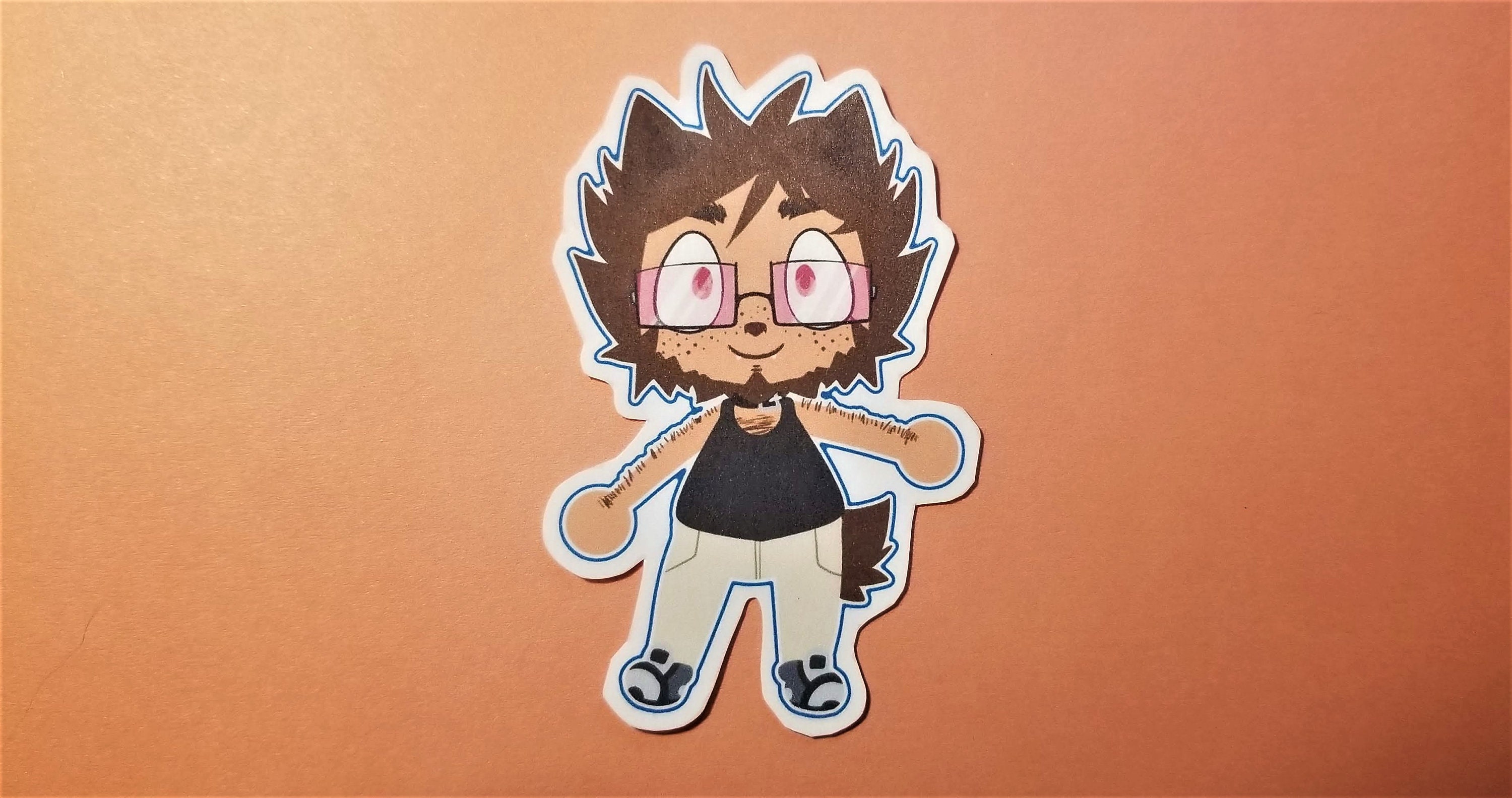 Animal Crossing Inspired Samson original Character /// Print Etsy