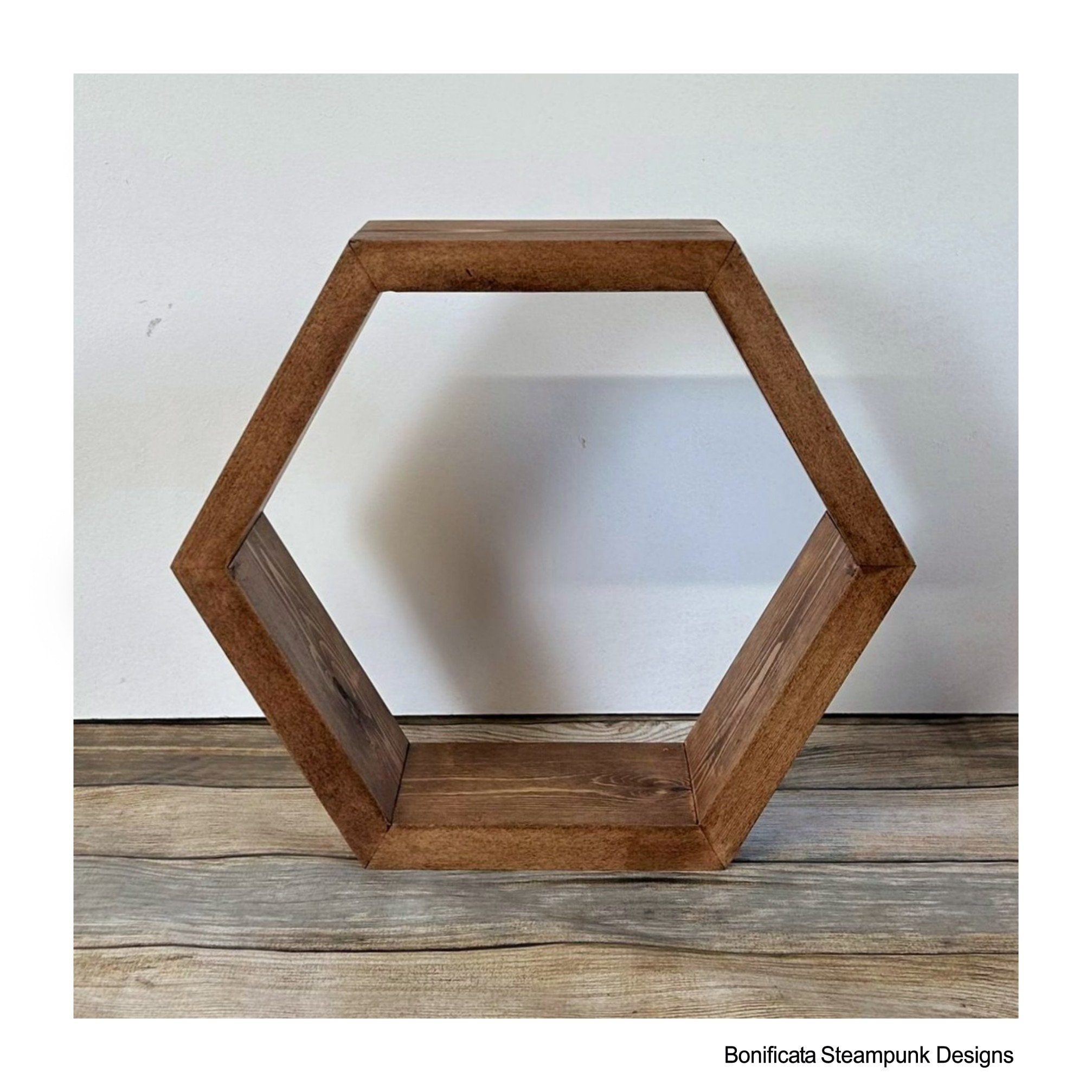 Hexagon Wooden Plaque